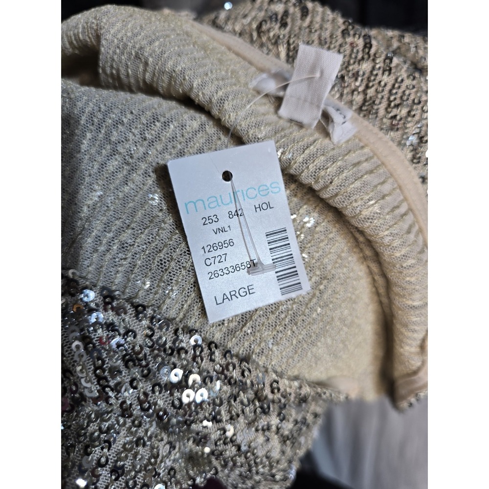 maurices Sequin Tank Beige Large New Eyeshadow - Picture 5 of 5